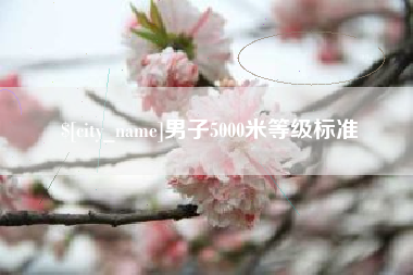 舞钢男子5000米等级标准