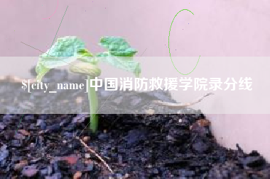 舞钢中国消防救援学院录分线
