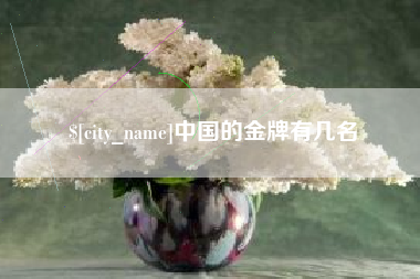 舞钢中国的金牌有几名