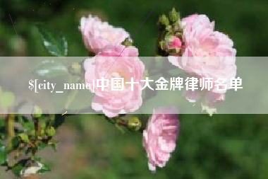舞钢中国十大金牌律师名单