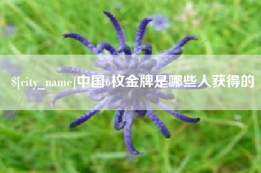 舞钢中国6枚金牌是哪些人获得的