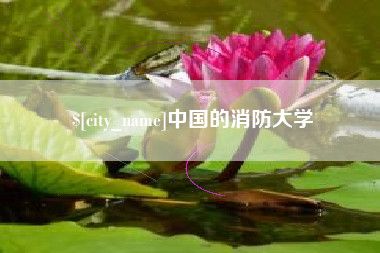 舞钢中国的消防大学