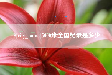 舞钢5000米全国纪录是多少