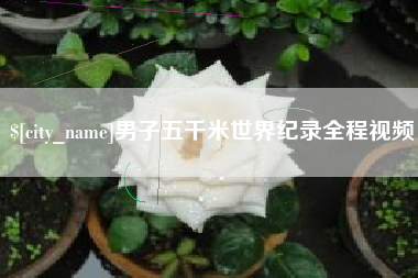 舞钢男子五千米世界纪录全程视频