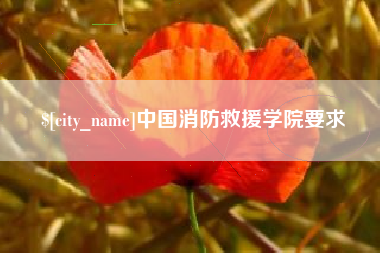 舞钢中国消防救援学院要求