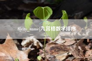 舞钢九宫格数字排序