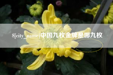 舞钢中国九枚金牌是哪九枚