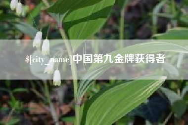 舞钢中国第九金牌获得者