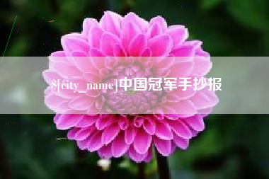 舞钢中国冠军手抄报