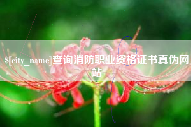舞钢查询消防职业资格证书真伪网站