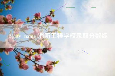 舞钢消防工程学校录取分数线