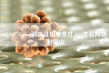舞钢消防证报考条件2024年官网烟台福山